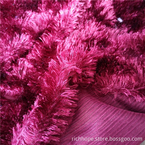 Polyester Embossed Pv Plush Fabric For Home Textile